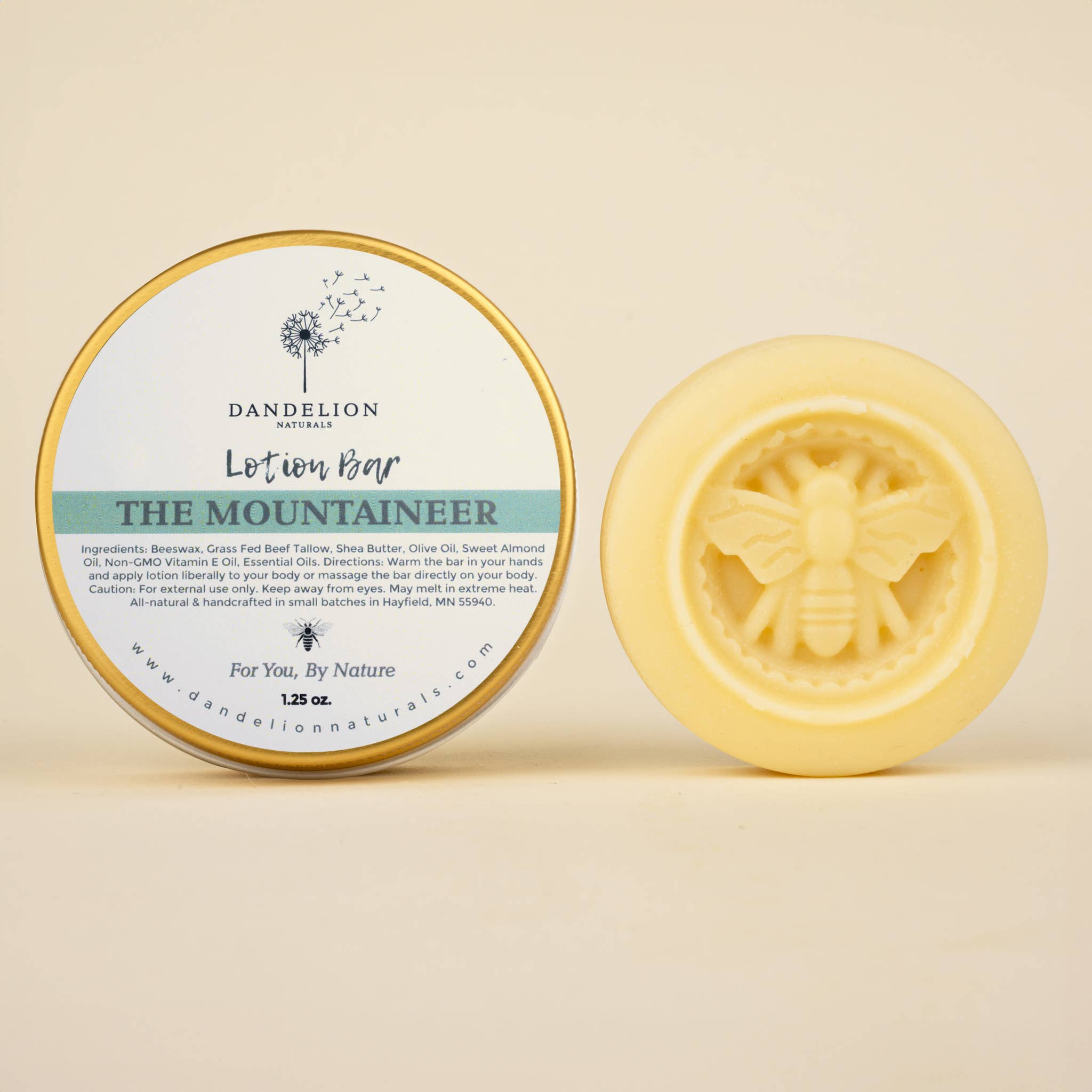 Tallow Lotion Bar with Cedarwood, Frankincense, Patchouli