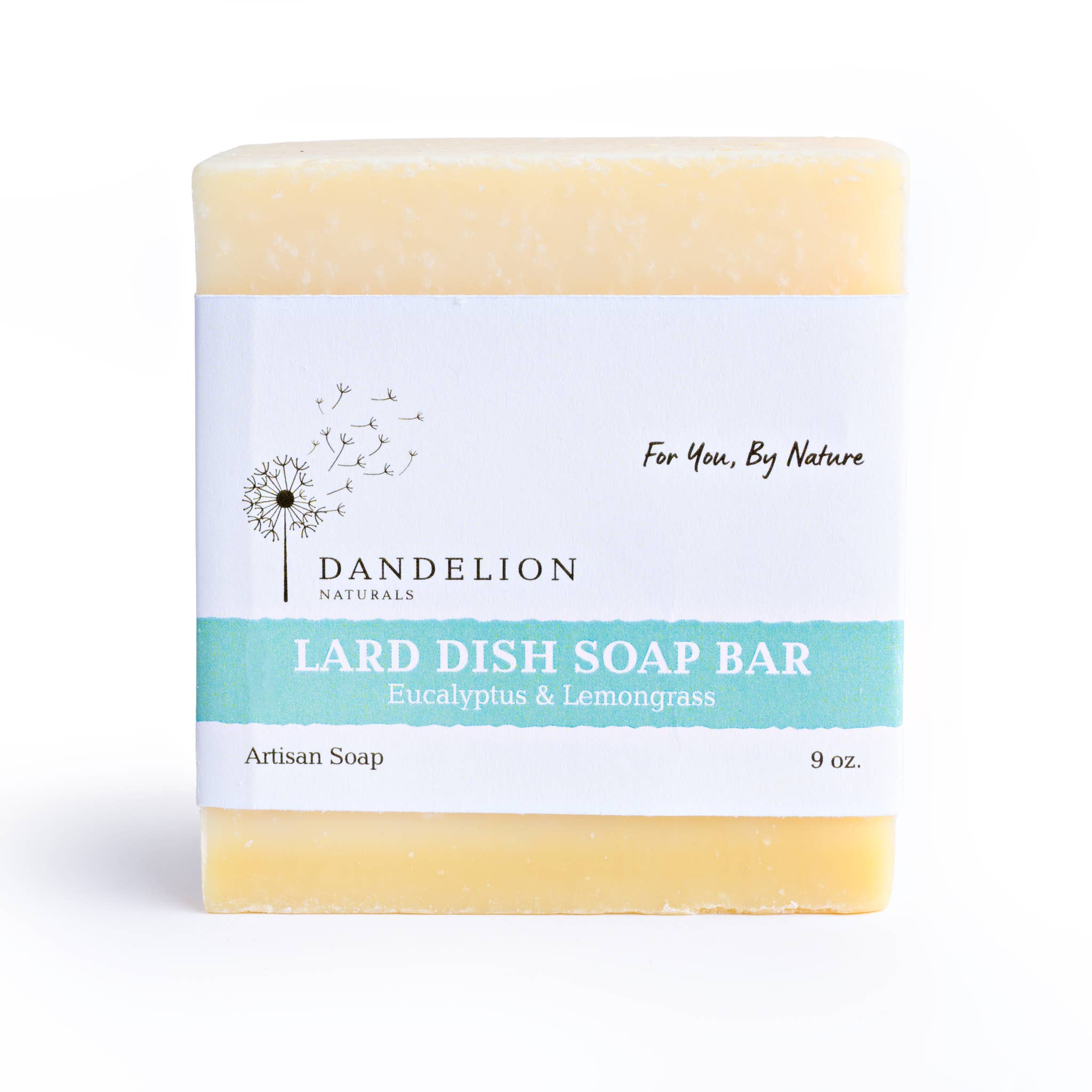 Lard Dish Soap Bar Eucalyptus & Lemongrass | Solid Dish Soap