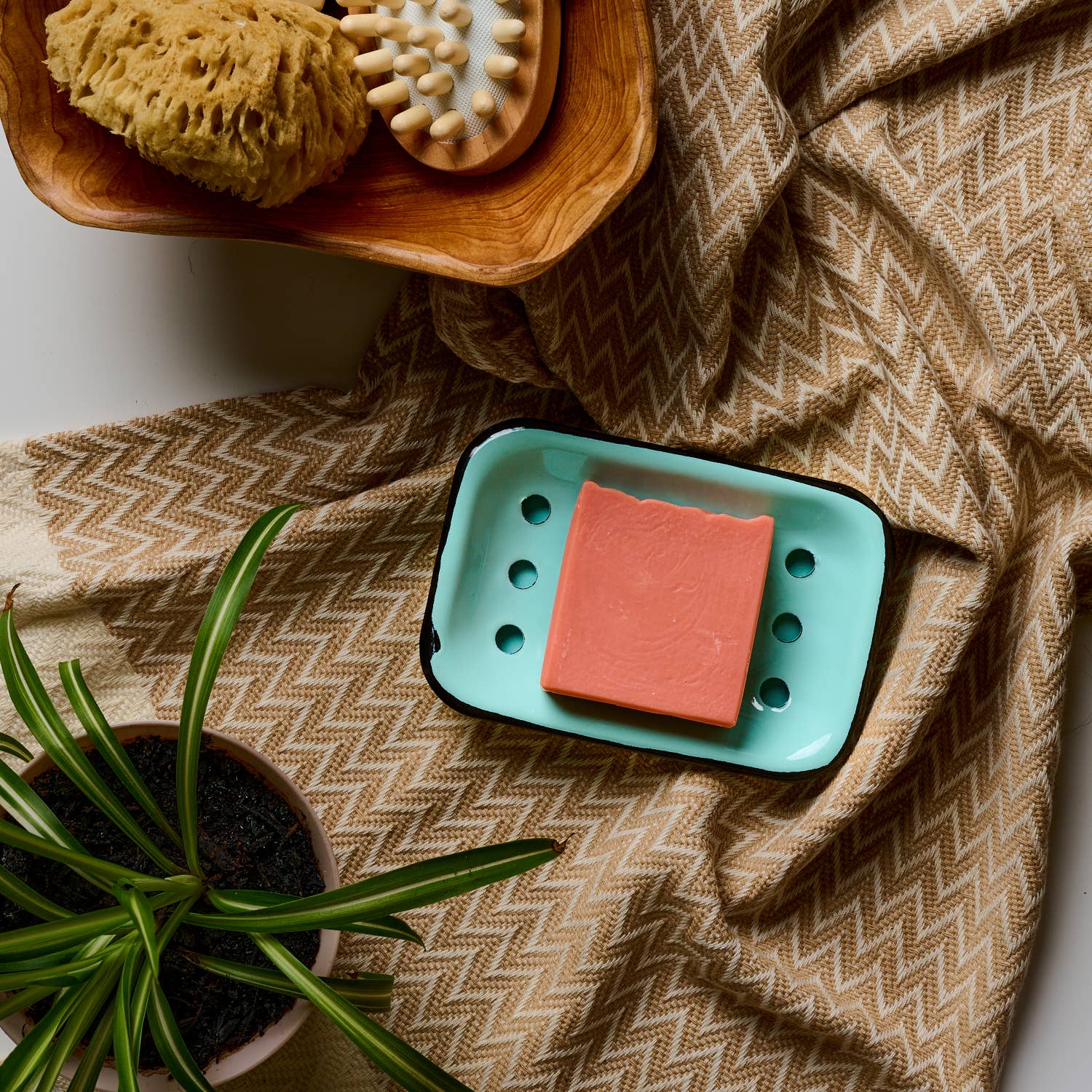 Patchouli + Lavender + Geranium Bar Soap | Blush