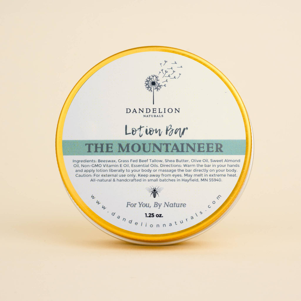 Tallow Lotion Bar with Cedarwood, Frankincense, Patchouli